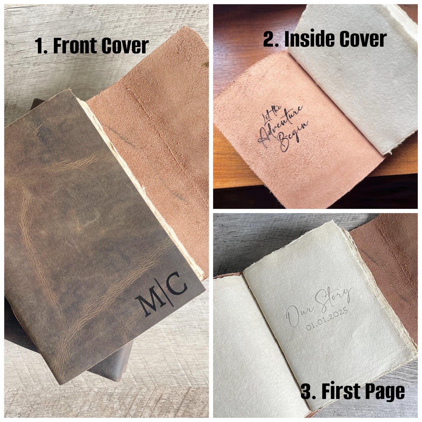 Personalized Leather Journal